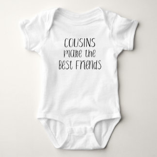 Body Para Bebê Os primos fazem os melhores amigos