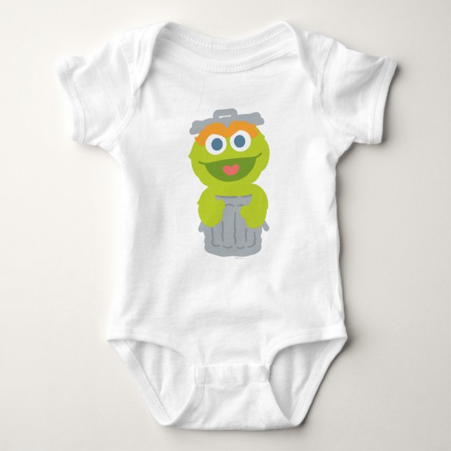 Body Para Bebê Oscar the Grouch Baby (Frente)