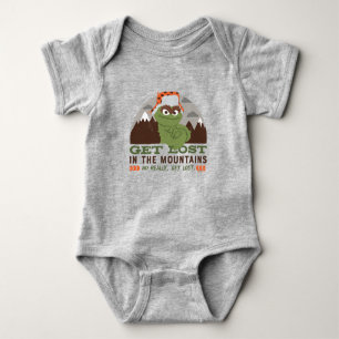 Body Para Bebê Oscar The Grouch   Excelente ao ar livre