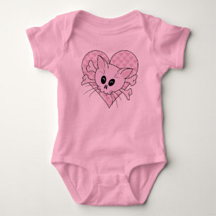 Body Para Bebê Ossos do Gatinho