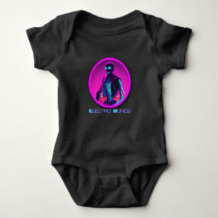 Body Para Bebê Ossos Eletro