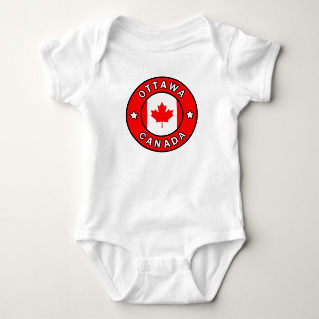 Body Para Bebê Ottawa Canadá (Frente)