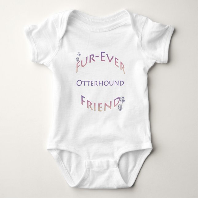 Body Para Bebê Otterhound Fuservidor (Frente)