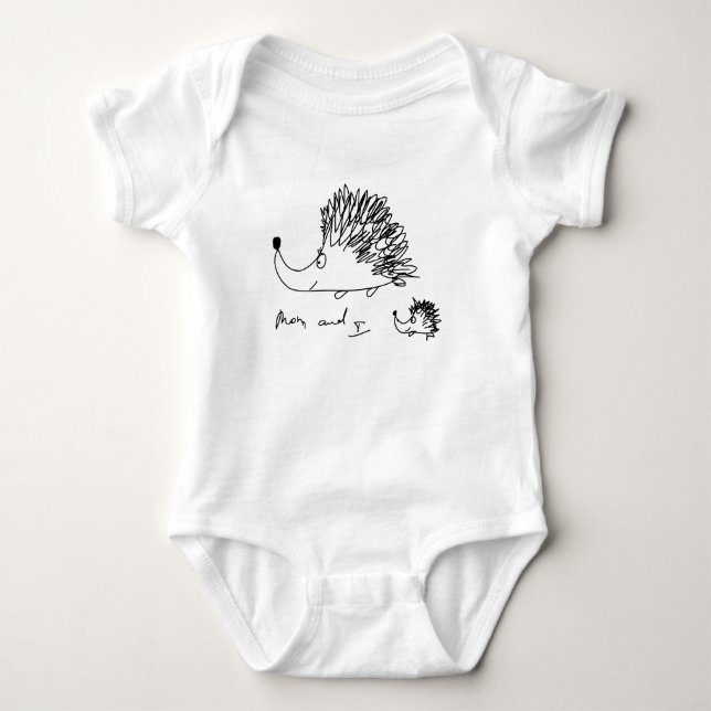Body Para Bebê ouriço (Frente)