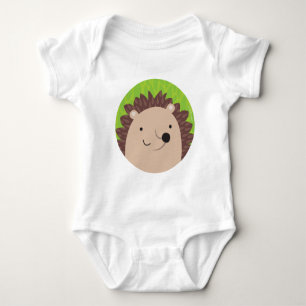 Body Para Bebê Ouriço feliz - amigos da floresta