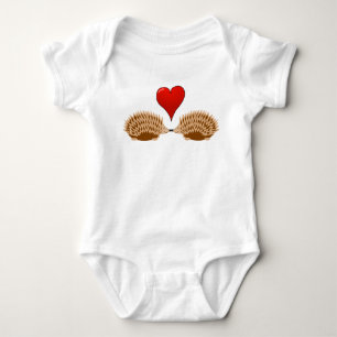 Body Para Bebê Ouriços no amor