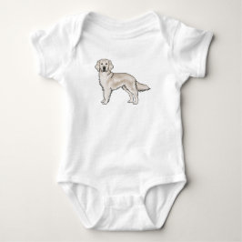 Body Para Bebê Ouro Inglês - Retriever Dog Adorable