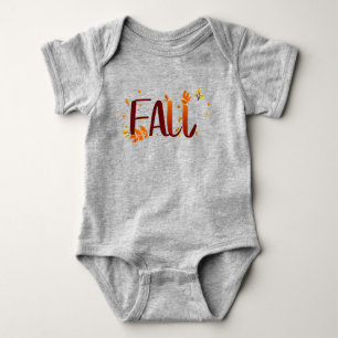 Body Para Bebê outono/outono/Folhas