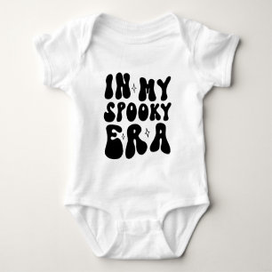 Body Para Bebê Outono Vintage Na Minha Era Assustadora Retro Hall