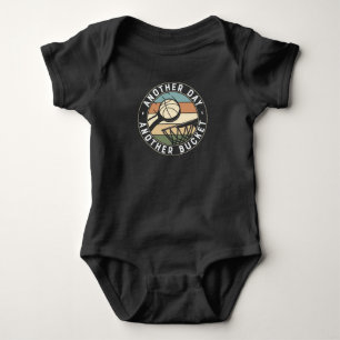 Body Para Bebê Outro Dia Balde Design de basquetebol