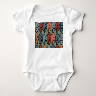 Body Para Bebê Ovais abstrato