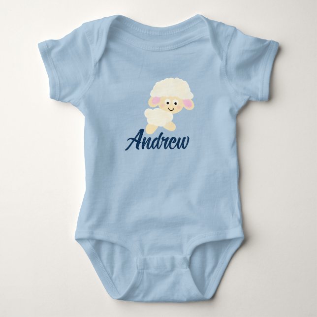 Body Para Bebê Ovelha fofa (Frente)