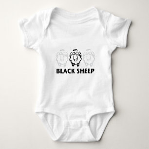 Body Para Bebê ovelhas negras