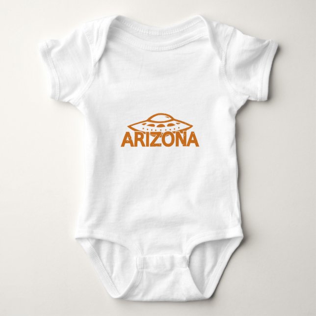 Body Para Bebê OVNI de arizona (Frente)