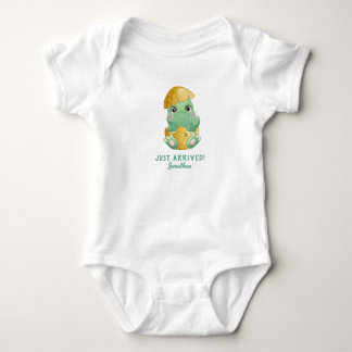 Body Para Bebê Ovo De Dinossauro Cute Personalizado Acabou De Che