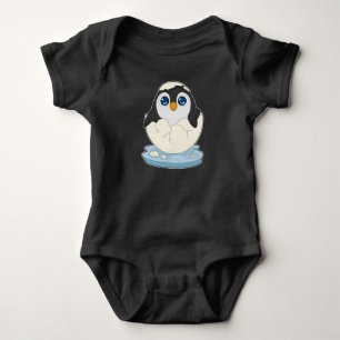 Body Para Bebê Ovo de Pinguim Bebê