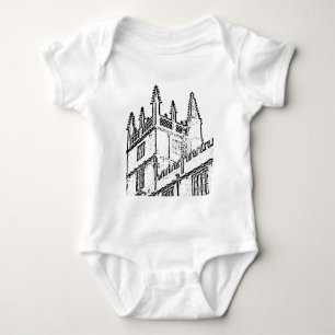 Body Para Bebê Oxford Inglaterra 1986 espirais de construção