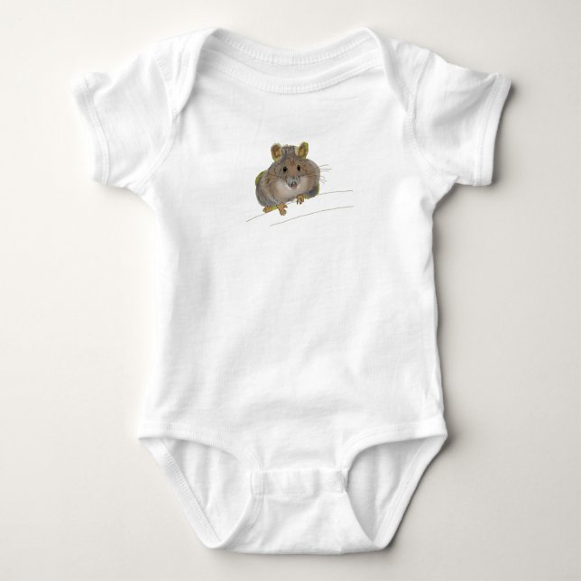 Body Para Bebê Packrat/Woodrat (Frente)