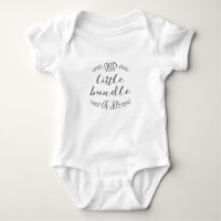 pacote branco do bodysuit do bebê de alegria