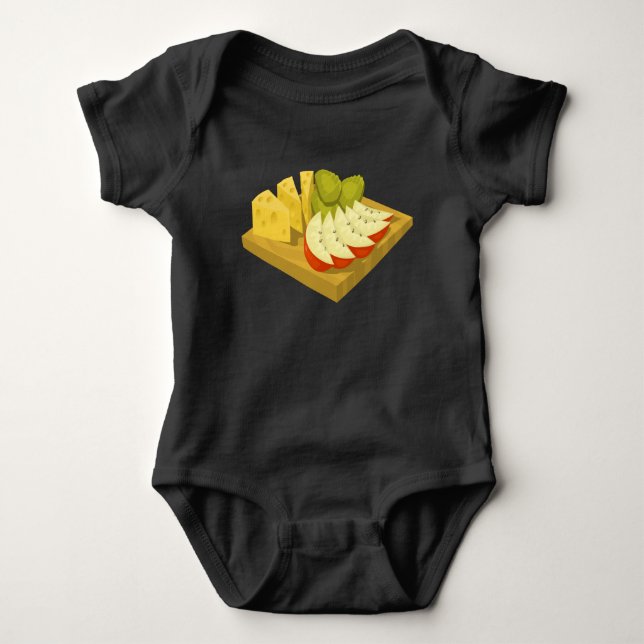 Body Para Bebê Pacote de snack-com falha (Frente)