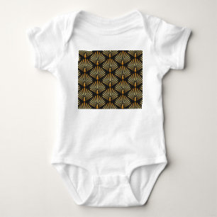 Body Para Bebê Padrão de ouro de arte