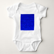 Padrão Mesopotâmico Sumério Antigo Azul