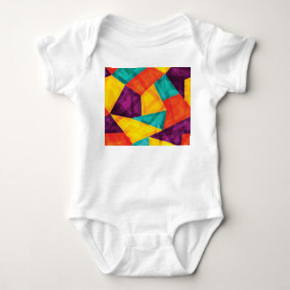 Body Para Bebê Padrão Sem Costura do Mosaico Brilhante