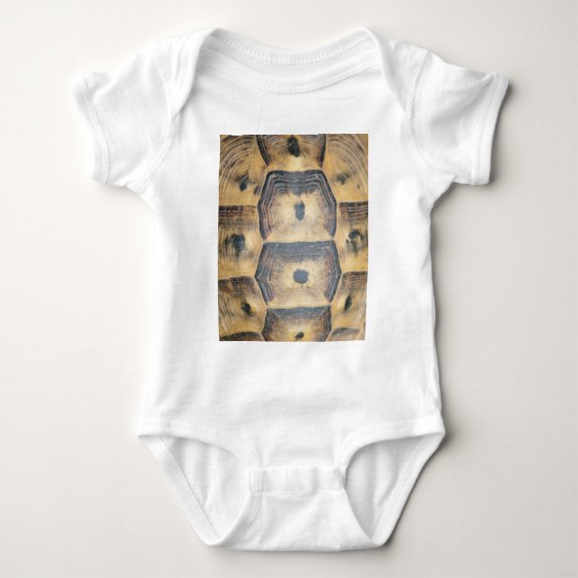 Body Para Bebê Padrão Tortoise Shell (Frente)