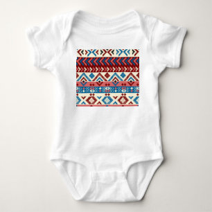 Body Para Bebê Padrão Tribal Colorido