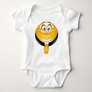 Body Para Bebê padre emoji