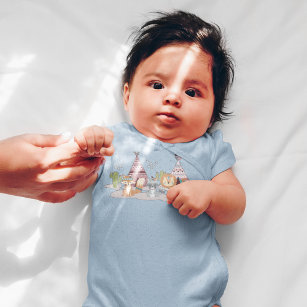 Body Para Bebê Padrões Sem Costura para Americanos nativos Tribai