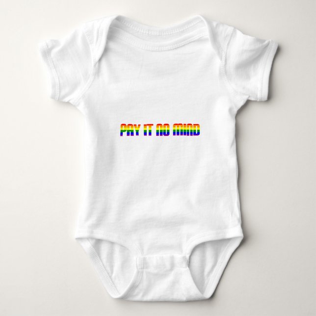 Body Para Bebê pague-o sem pensar (Frente)