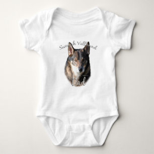 Body Para Bebê Pai 2 do Vallhund sueco