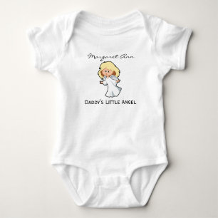 Body Para Bebê Pai Anjo Personalizado 2 Lado Impresso B