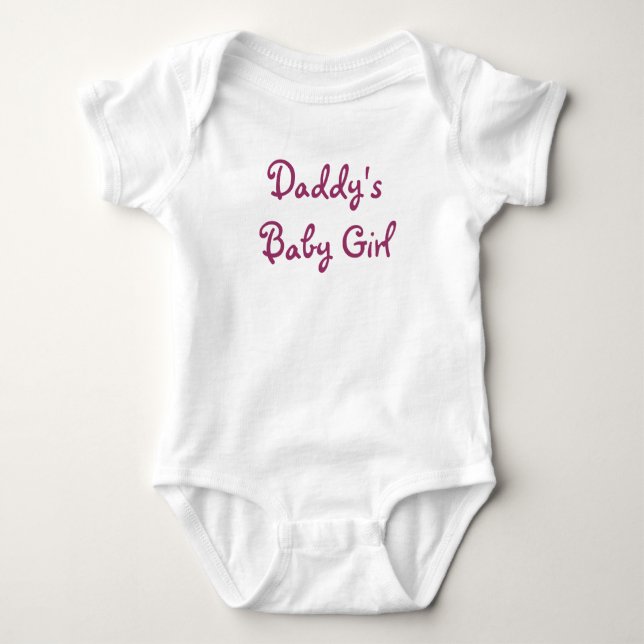 Body Para Bebê Pai Baby Girl (Frente)