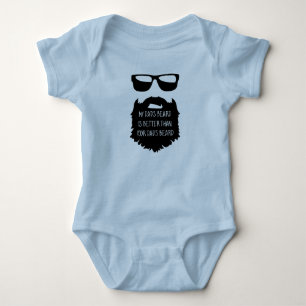 Body Para Bebê Pai barba Bebê Um Conjunto Corpo
