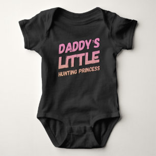 Body Para Bebê Pai Caçadora Princesa Bebê Bonitinho