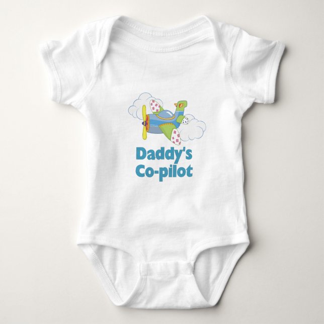Body Para Bebê Pai Copilot Boy (Frente)