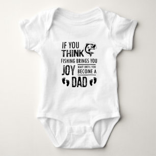 Body Para Bebê Pai da pesca