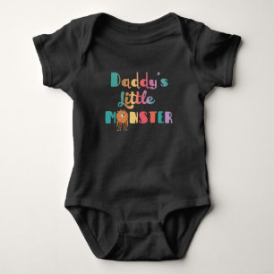 Body Para Bebê Pai de roupa para bebê monstro