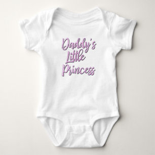 Body Para Bebê Pai de roupa princesa para bebê