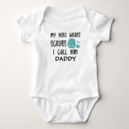 Body Para Bebê Pai de ultrassom - Uniformes de Enfermagem - Técni