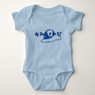 Body Para Bebê Pai DJ para rapazes