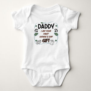 Body Para Bebê Pai, Eu sou o primeiro presente do seu pai