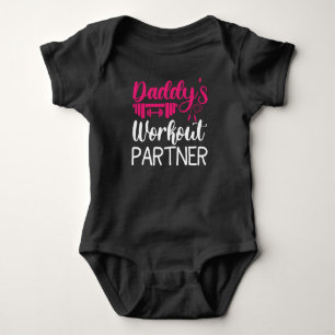 Body Para Bebê Pai Gym Bebê Cresce Presentes Engraçados