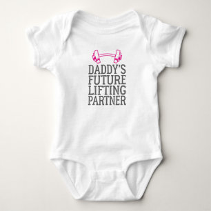 Body Para Bebê Pai Gym Bebê Cresce Presentes Engraçados
