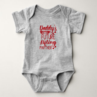 Body Para Bebê Pai Gym Bebê Cresce Presentes Engraçados