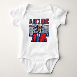 Body Para Bebê Pai Home Trump Presente de Trump na Casa Branca