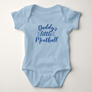 Body Para Bebê PAI LITTLE MEATBALL com uma só peça
