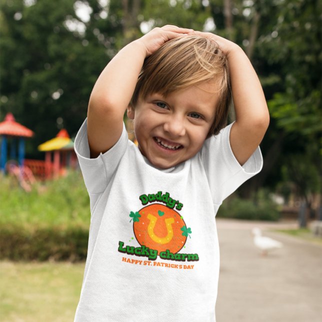 Body Para Bebê Pai Lucky Charm Rua. Dia de Patrick (Criador carregado)